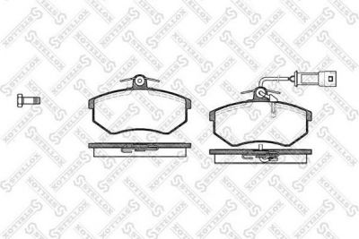 STELLOX КОМПЛЕКТ ТОРМОЗНЫХ КОЛОДОК, ДИСКОВЫЙ ТОРМОЗ (145 012-SX)