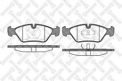 STELLOX КОМПЛЕКТ ТОРМОЗНЫХ КОЛОДОК, ДИСКОВЫЙ ТОРМОЗ (150 000B-SX)