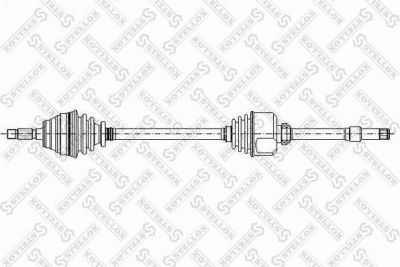 Stellox 158 1003-SX приводной вал на PEUGEOT 405 I Break (15E)