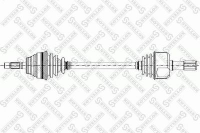 Stellox 158 1004-SX приводной вал на FIAT DUCATO фургон (280)