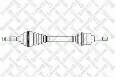 Stellox 158 1009-SX приводной вал на PEUGEOT 306 (7B, N3, N5)