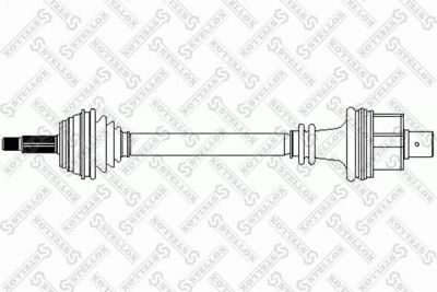 Stellox 158 1020-SX приводной вал на RENAULT CLIO II фургон (SB0/1/2_)
