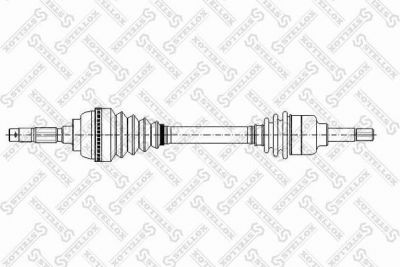 Stellox 158 1052-SX приводной вал на PEUGEOT 206 Наклонная задняя часть (2A/C)