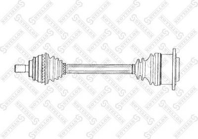 Stellox 158 1768-SX приводной вал на VW SHARAN (7M8, 7M9, 7M6)