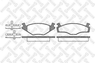 Stellox 182 010-SX комплект тормозных колодок, дисковый тормоз на VW PASSAT (32B)