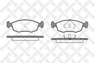 STELLOX КОМПЛЕКТ ТОРМОЗНЫХ КОЛОДОК, ДИСКОВЫЙ ТОРМОЗ (183 000-SX)