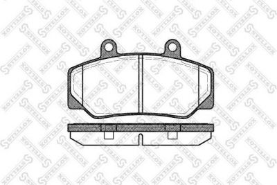 Stellox 187 020-SX комплект тормозных колодок, дисковый тормоз на VOLVO 960 Kombi (965)