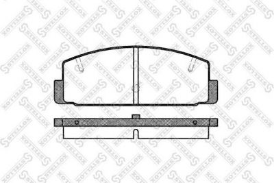 STELLOX КОМПЛЕКТ ТОРМОЗНЫХ КОЛОДОК, ДИСКОВЫЙ ТОРМОЗ (190 020-SX)