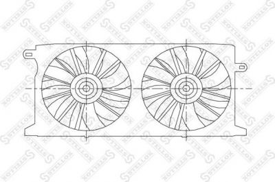 Stellox 29-99210-SX вентилятор, охлаждение двигателя на BUICK LE SABRE