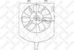 Stellox 29-99458-SX вентилятор, охлаждение двигателя на VOLVO S40 I (VS)