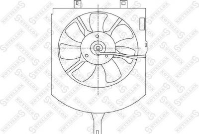 Stellox 29-99458-SX вентилятор, охлаждение двигателя на VOLVO S40 I (VS)