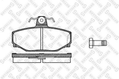 Stellox 308 000-SX комплект тормозных колодок, дисковый тормоз на VOLVO XC70 CROSS COUNTRY