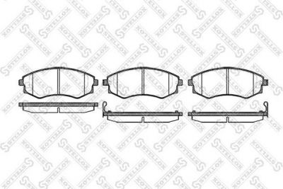 STELLOX КОМПЛЕКТ ТОРМОЗНЫХ КОЛОДОК, ДИСКОВЫЙ ТОРМОЗ (329 012B-SX)