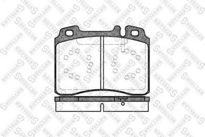 STELLOX КОМПЛЕКТ ТОРМОЗНЫХ КОЛОДОК, ДИСКОВЫЙ ТОРМОЗ (390 000-SX)