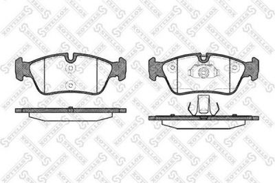 STELLOX КОМПЛЕКТ ТОРМОЗНЫХ КОЛОДОК, ДИСКОВЫЙ ТОРМОЗ (395 040B-SX)
