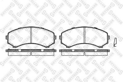 Stellox 407 000L-SX комплект тормозных колодок, дисковый тормоз на MAZDA E-SERIE автобус (SR1)