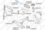 Stellox 55-98021-SX осевой шарнир, рулевая тяга на TOYOTA AVENSIS (_T22_)