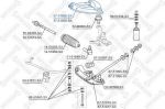 Stellox 57-51055-SX рычаг независимой подвески колеса, подвеска колеса на HYUNDAI H100 автобус (P)