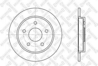 Stellox 6020-2522-SX тормозной диск на FORD SCORPIO I (GAE, GGE)