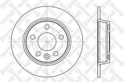 Stellox 6020-2546-SX тормозной диск на SEAT ALHAMBRA (7V8, 7V9)