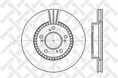 Stellox 6020-2622V-SX тормозной диск на HONDA INTEGRA купе (DC2, DC4)