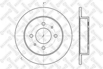 Stellox 6020-3031-SX тормозной диск на MITSUBISHI CARISMA седан (DA_)