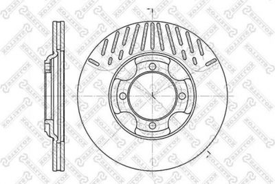 Stellox 6020-3216V-SX тормозной диск на MAZDA 323 III Hatchback (BF)