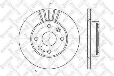 Stellox 6020-3223V-SX тормозной диск на MAZDA 323 C IV (BG)