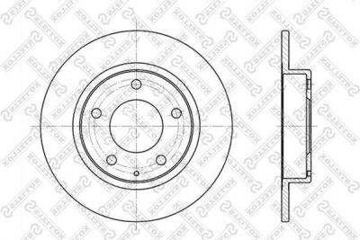 Stellox 6020-3228-SX тормозной диск на MAZDA 626 V Hatchback (GF)