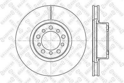 Stellox 6020-3324V-SX тормозной диск на MERCEDES-BENZ S-CLASS (W126)