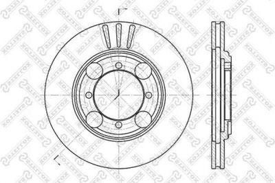Stellox 6020-3401V-SX тормозной диск на HYUNDAI LANTRA I (J-1)