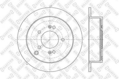 Stellox 6020-3414-SX тормозной диск на KIA SPORTAGE (JE_, KM_)