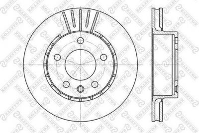 Stellox 6020-3611V-SX тормозной диск на OPEL OMEGA A (16_, 17_, 19_)