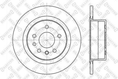 Stellox 6020-3621-SX тормозной диск на OPEL OMEGA B (25_, 26_, 27_)