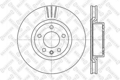 Stellox 6020-3622V-SX тормозной диск на OPEL OMEGA B (25_, 26_, 27_)