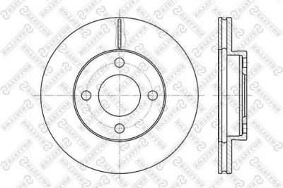 Stellox 6020-4719V-SX тормозной диск на AUDI 80 (89, 89Q, 8A, B3)