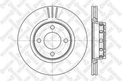 Stellox 6020-4740V-SX тормозной диск на AUDI 80 Avant (8C, B4)