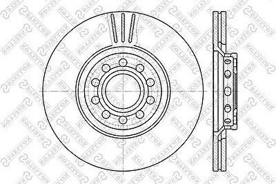 Stellox 6020-4773V-SX тормозной диск на VW PASSAT Variant (3B6)