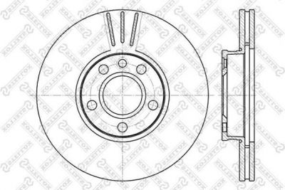 Stellox 6020-4783V-SX тормозной диск на AUDI A6 (4B2, C5)