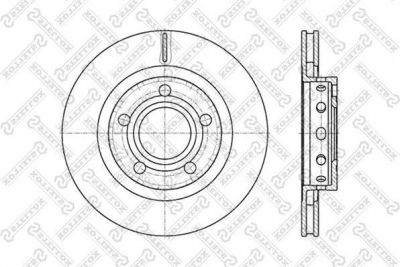 Stellox 6020-4798V-SX тормозной диск на MERCEDES-BENZ T2/LN1 фургон/универсал