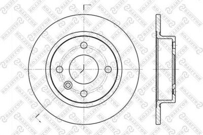 Stellox 6020-4824-SX тормозной диск на VOLVO 460 L (464)