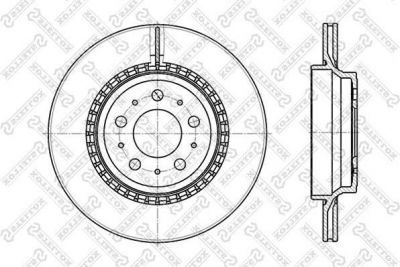 Stellox 6020-4852V-SX тормозной диск на VOLVO XC90 I
