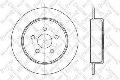 Stellox 6020-9310-SX тормозной диск на CHRYSLER LE BARON седан