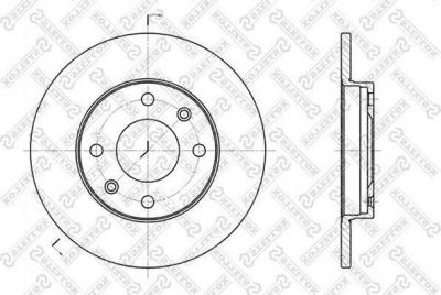 Stellox 6020-9910-SX тормозной диск на PEUGEOT 309 II (3C, 3A)