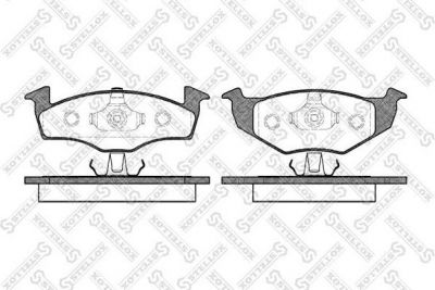 STELLOX КОМПЛЕКТ ТОРМОЗНЫХ КОЛОДОК, ДИСКОВЫЙ ТОРМОЗ (620 000-SX)