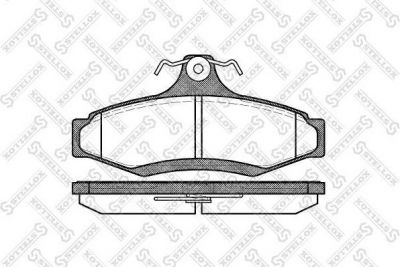 STELLOX КОМПЛЕКТ ТОРМОЗНЫХ КОЛОДОК, ДИСКОВЫЙ ТОРМОЗ (657 010B-SX)