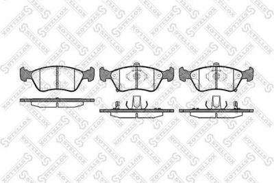 STELLOX КОМПЛЕКТ ТОРМОЗНЫХ КОЛОДОК, ДИСКОВЫЙ ТОРМОЗ (687 002B-SX)