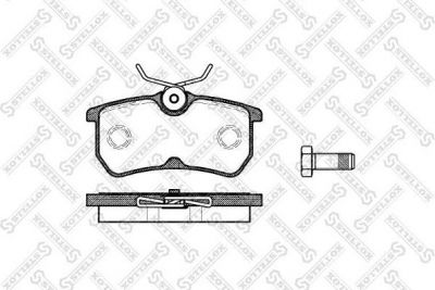 Stellox 704 000B-SX комплект тормозных колодок, дисковый тормоз на FORD FOCUS (DAW, DBW)