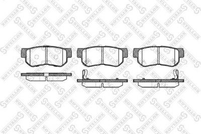 Stellox 757 012B-SX комплект тормозных колодок, дисковый тормоз на HYUNDAI SANTA FE I (SM)