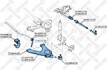 Stellox 77-00127-SX подвеска, рычаг независимой подвески колеса на FORD TRANSIT c бортовой платформой/ходовая часть (E_ _)